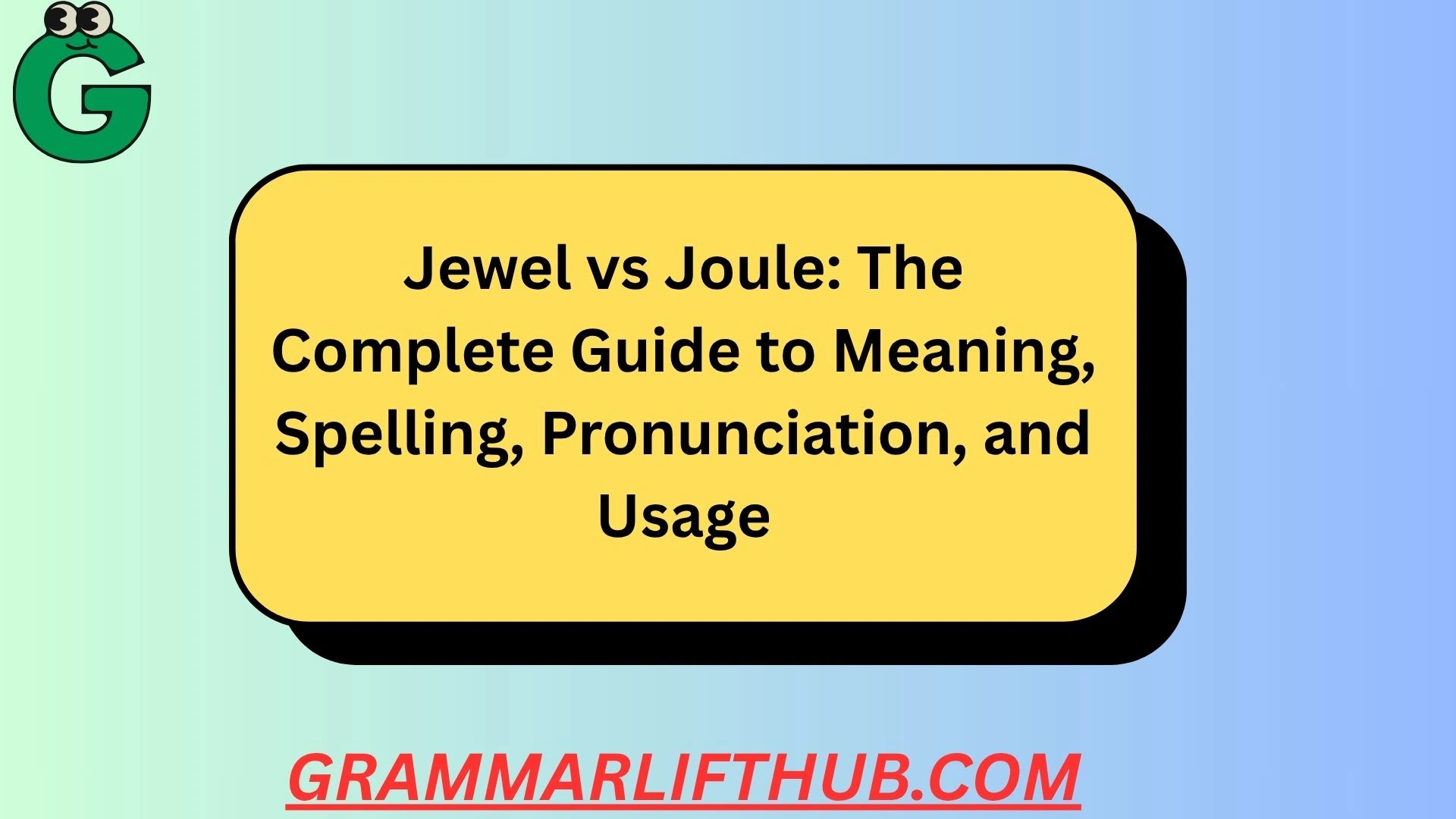 Jewel vs Joule