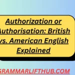 Authorization or Authorisation
