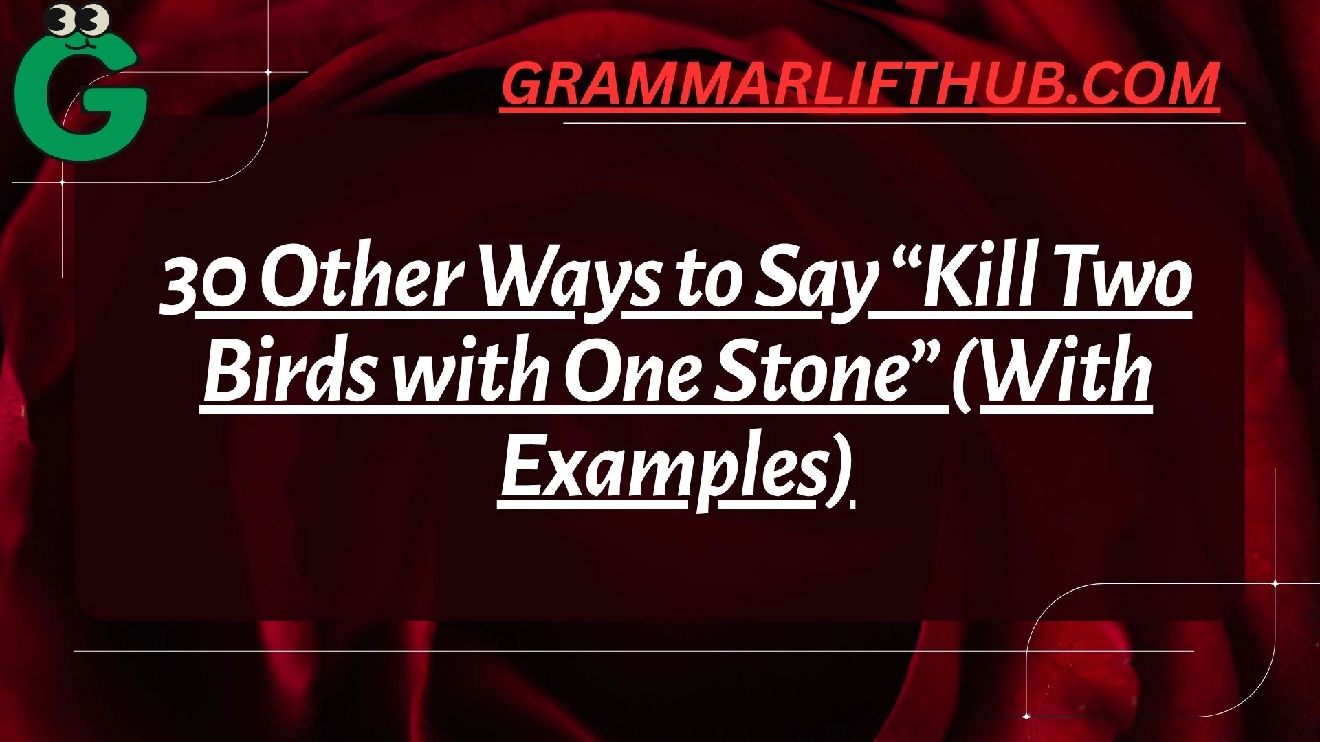 Other Ways to Say “Kill Two Birds with One Stone