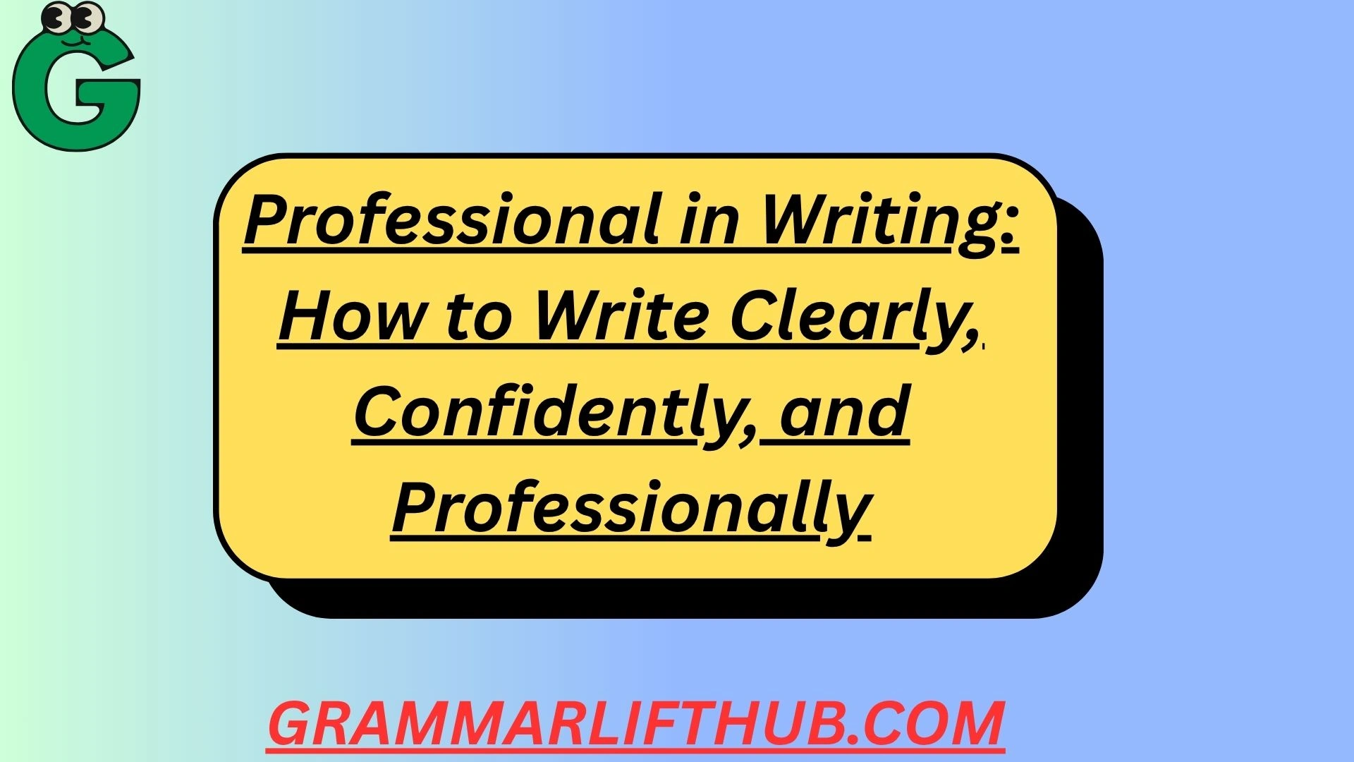 Professional in Writing