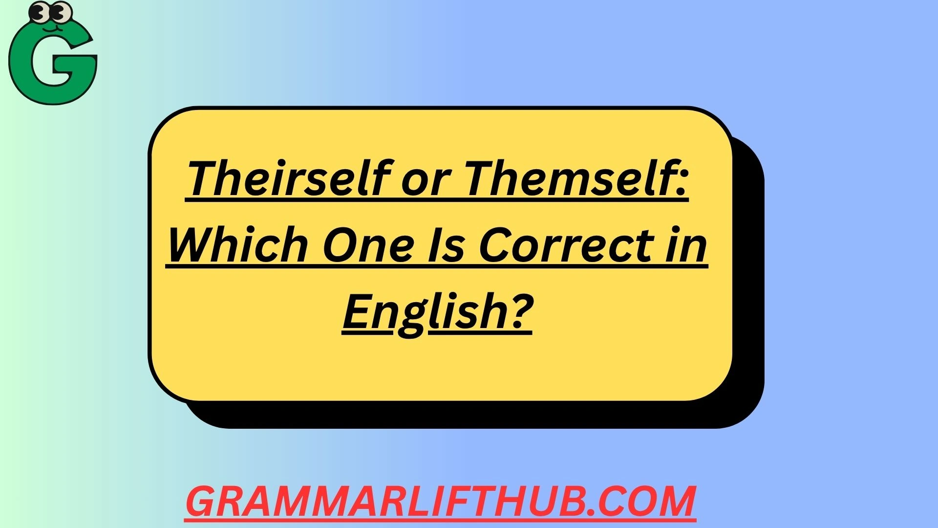 Theirself or Themself