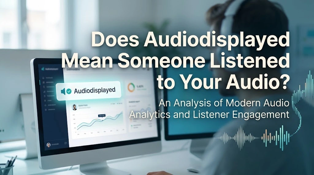 Does Audiodisplayed Mean Someone Listened to Your Audio