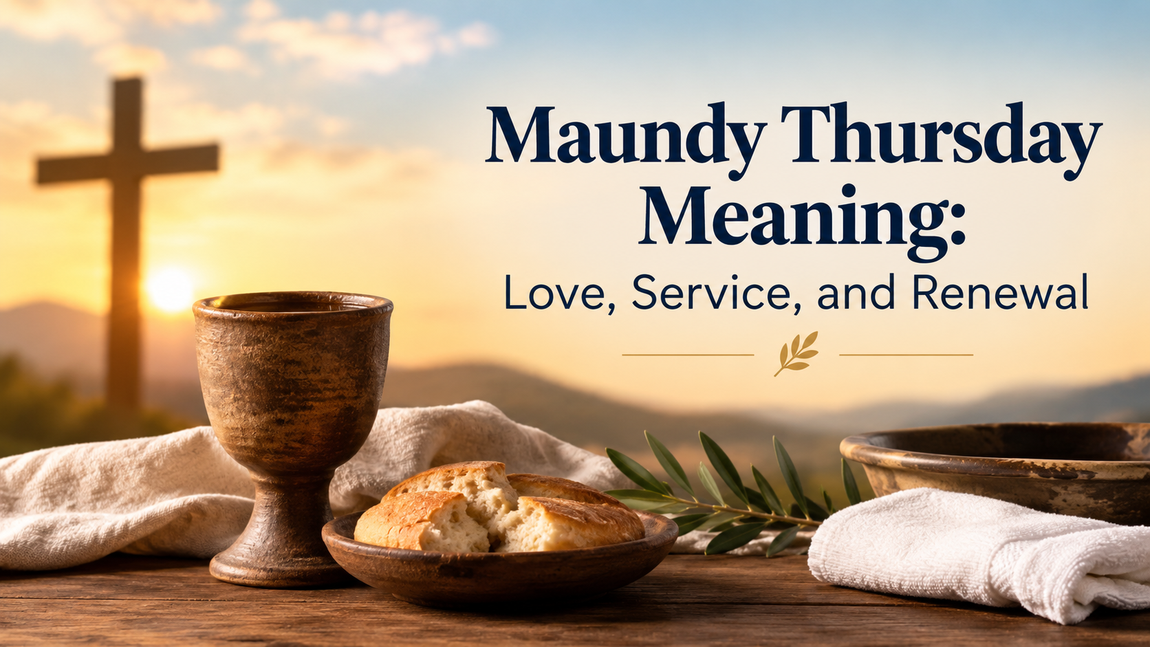 Maundy Thursday Meaning: Love, Service, and Renewal
