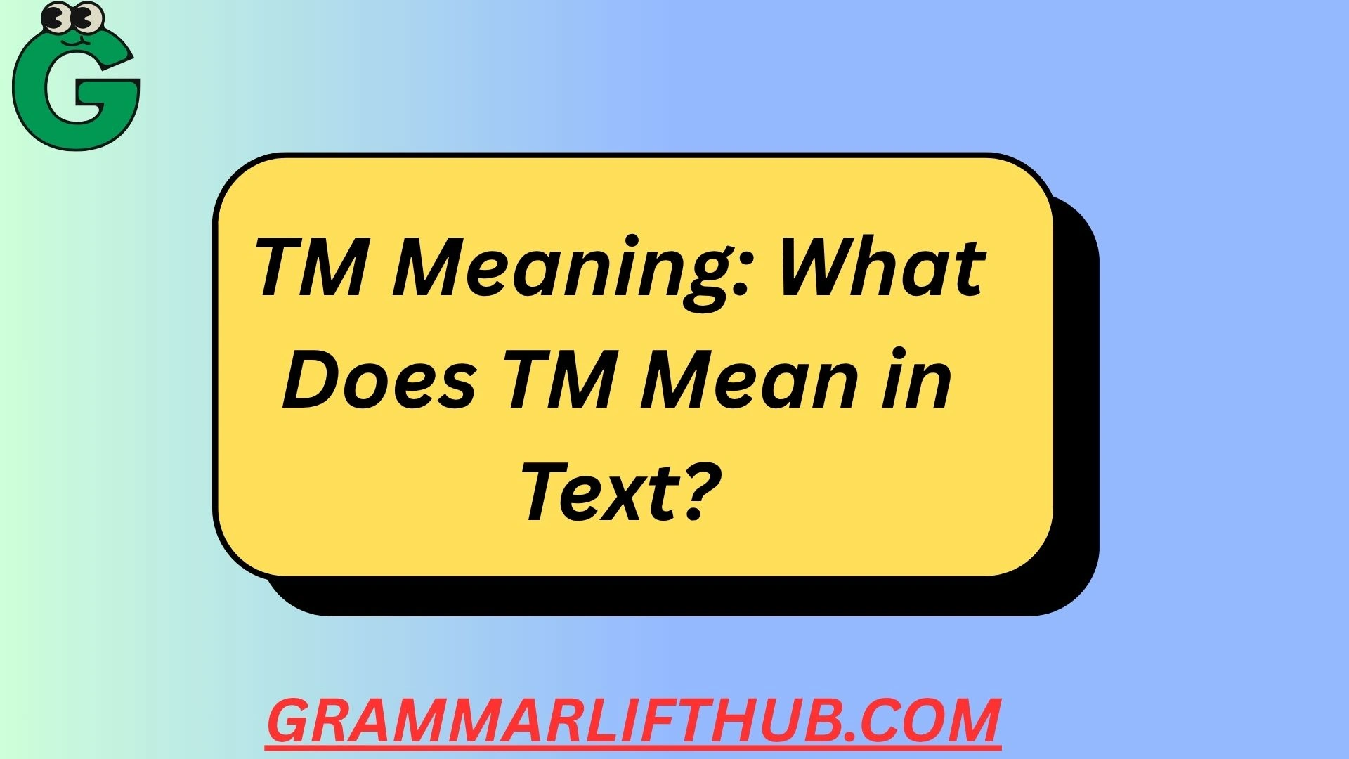 TM Meaning