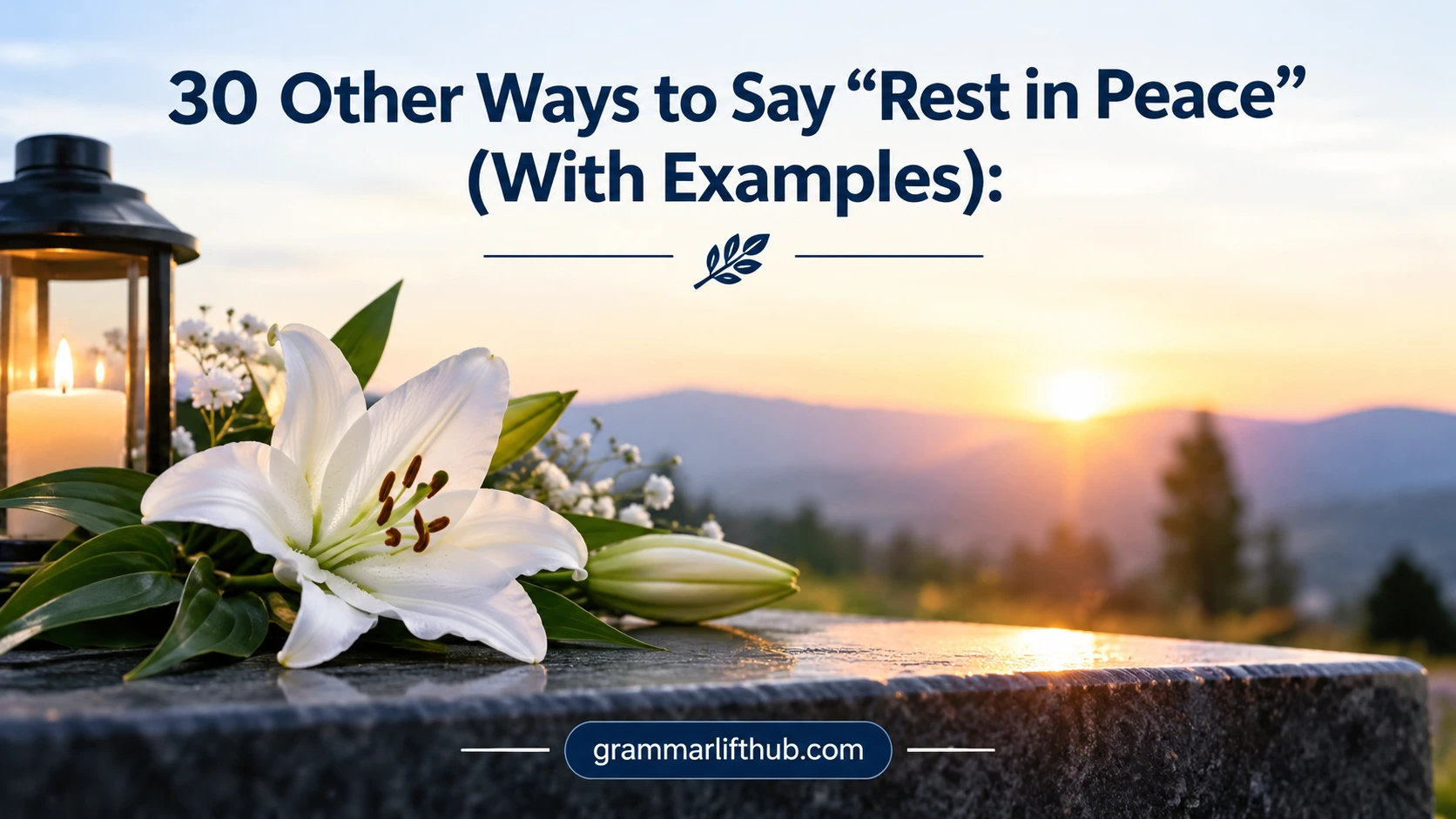 30 Other Ways to Say “Rest in Peace
