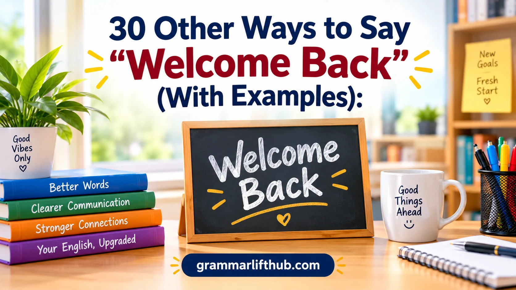 30 Other Ways to Say “Welcome Back