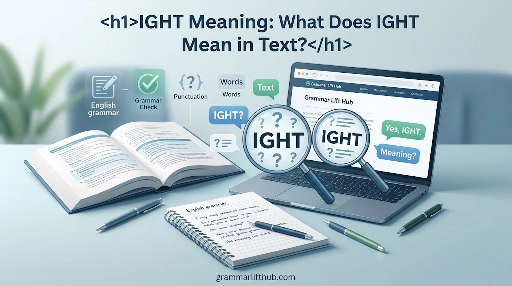 IGHT Meaning: What Does IGHT Mean in Text?