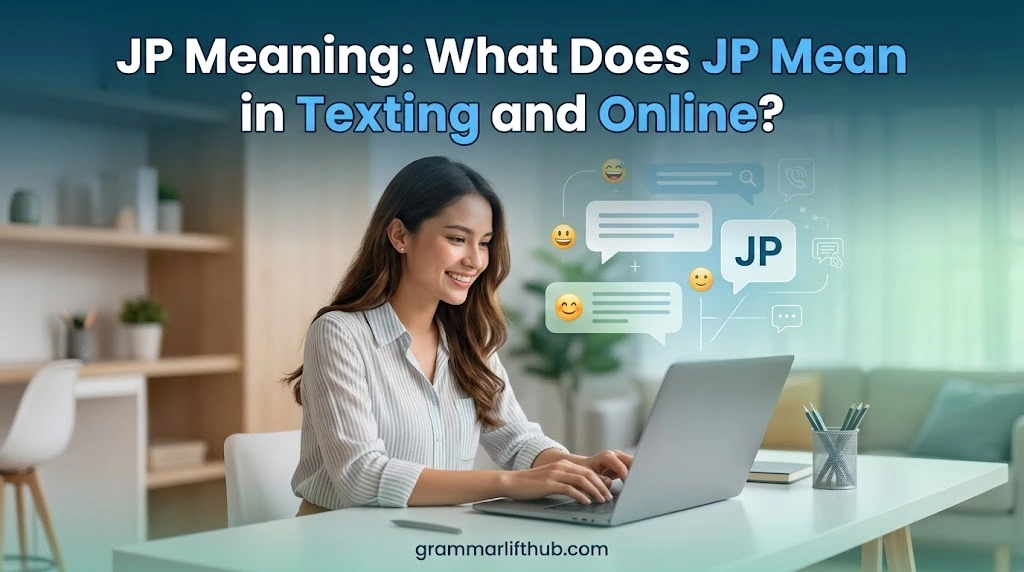 JP Meaning: What Does JP Mean in Texting and Online?