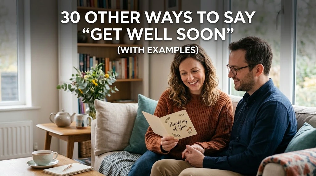 Other Ways to Say “Get Well Soon” (With Examples)