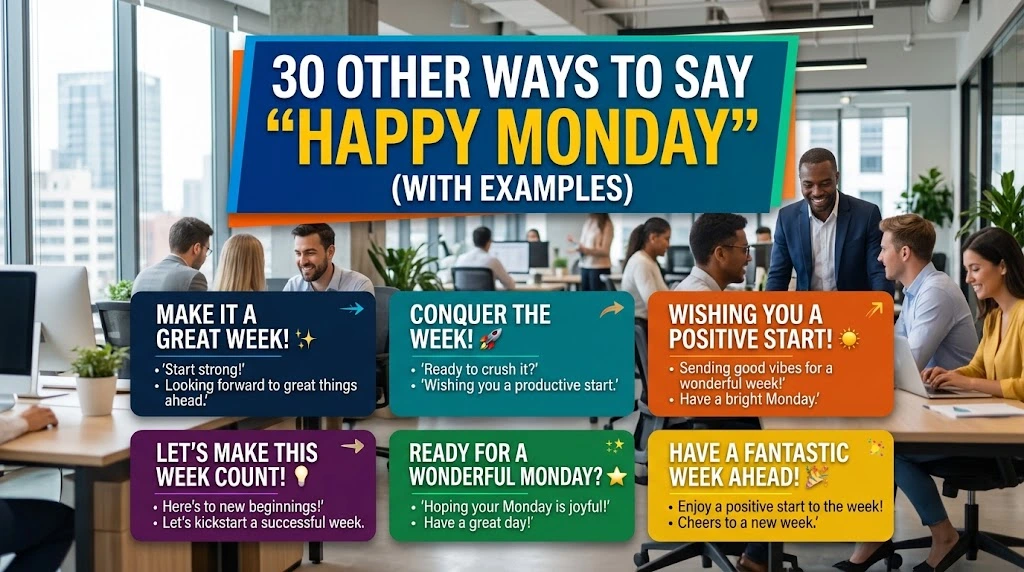 Other Ways to Say “Happy Monday” (With Examples)