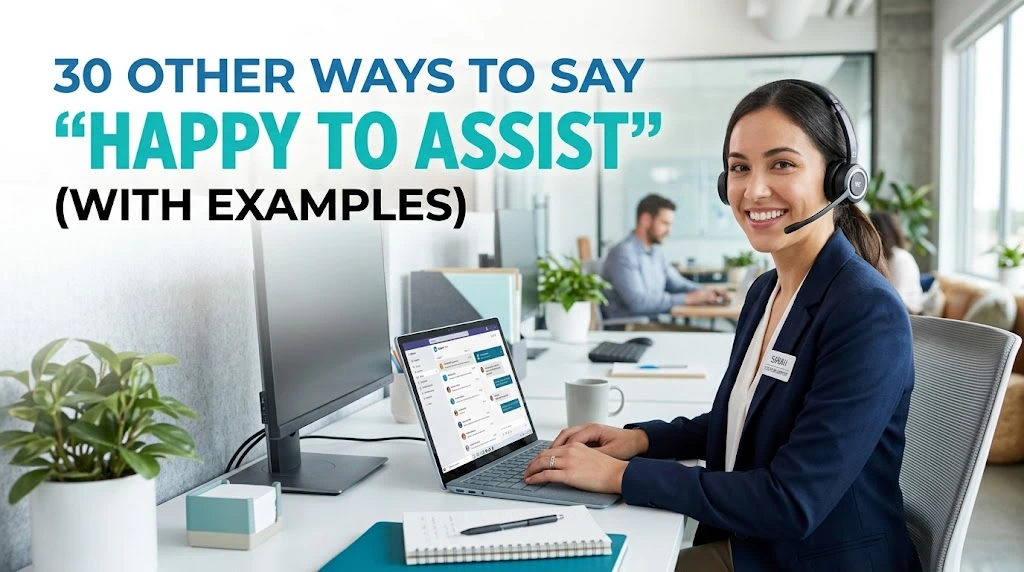 Other Ways to Say “Happy to Assist” (With Examples)