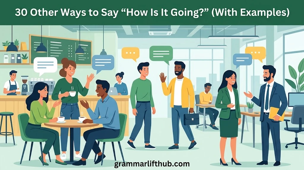 Other Ways to Say “How Is It Going