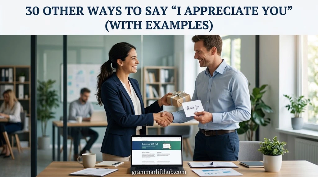 Other Ways to Say “I Appreciate You