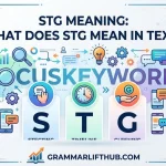 STG Meaning: What Does STG Mean in Text?